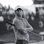 Rory McIlroy posing for Nike Tech Pack