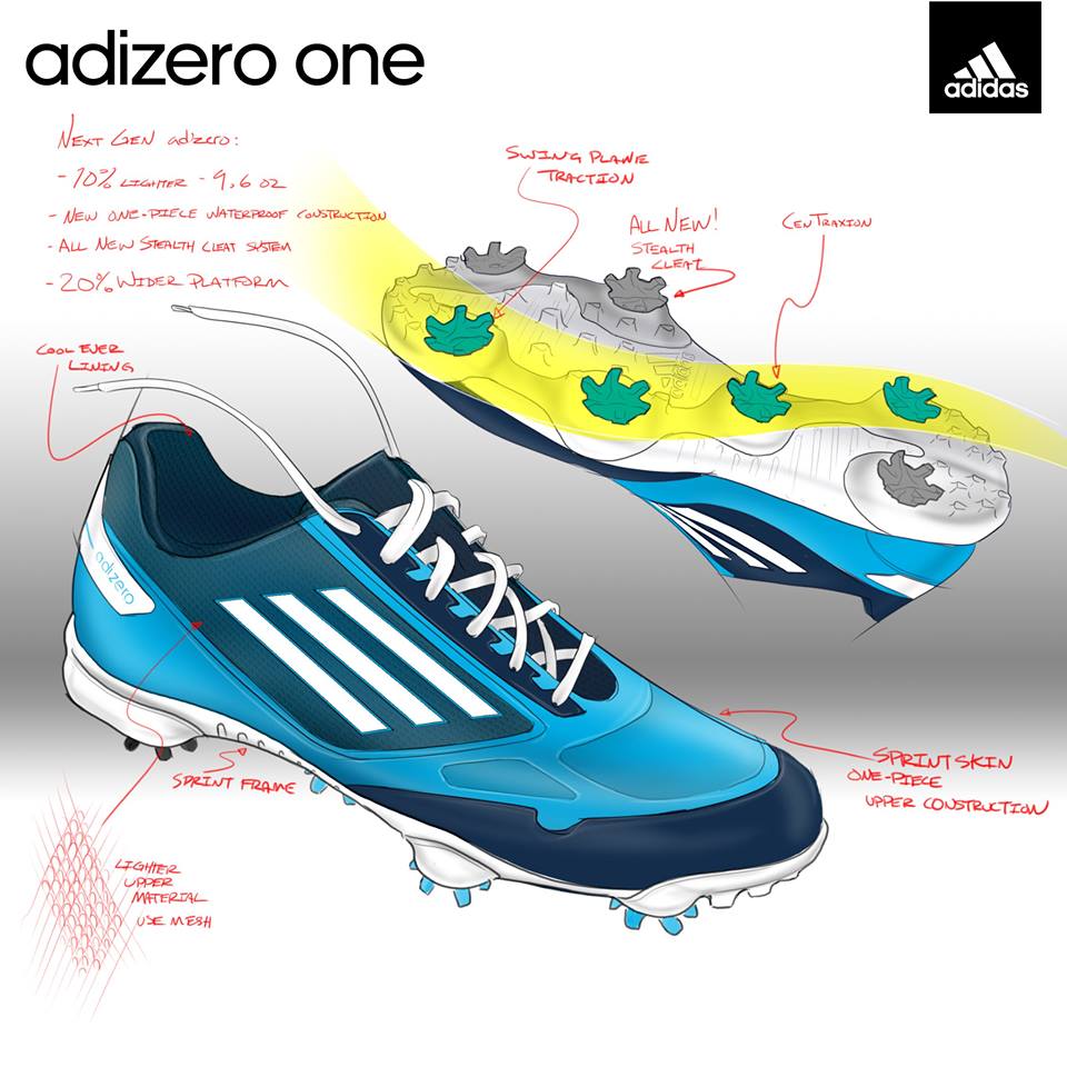 Adidas AdiZero One Golf Shoe Eighteen Under Par